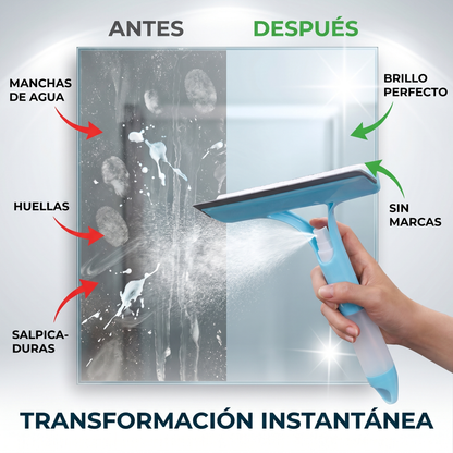 Limpiador de vidrio con pulverizador